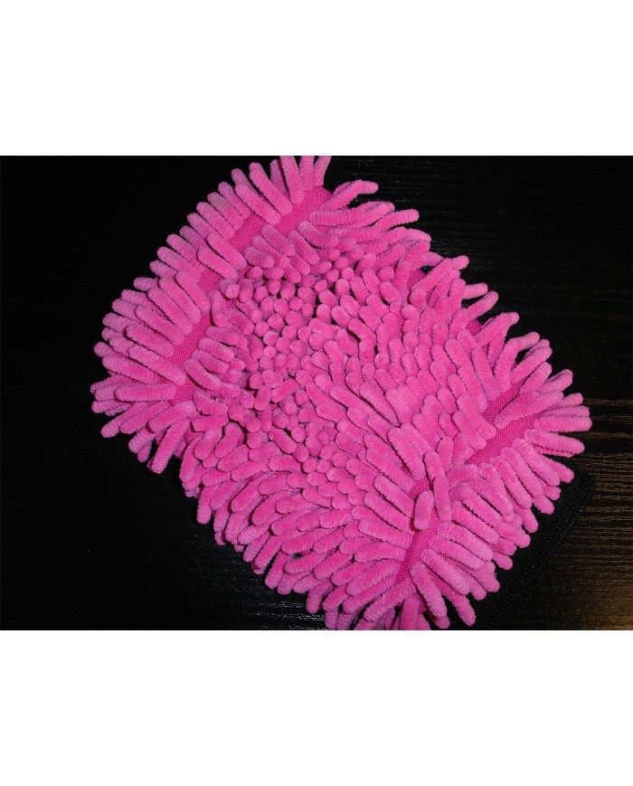 Gant micro fibre chenille