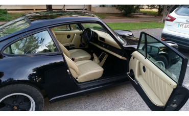 Restauration des cuirs d'une PORSCHE 911 CARRERA